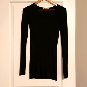 T by Alexander Wang black t-shirt dress XS